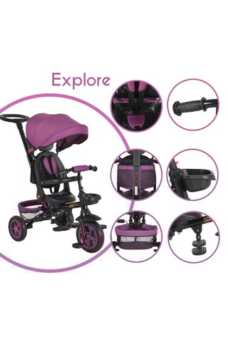 Tricycle - Violet - Dès 12 mois - Jusqu’à 25 kg