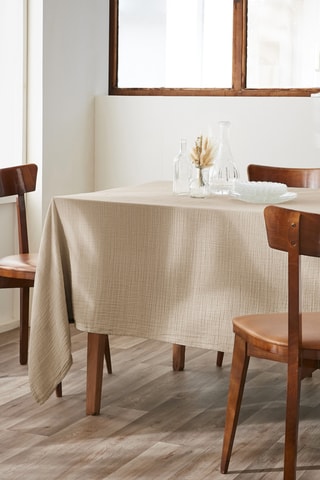 Nappe rectangulaire Gaïa - Beige