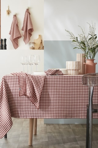 Nappe rectangulaire Vickie - Terracotta