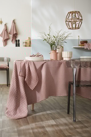 Nappe rectangulaire Vickie - Terracotta