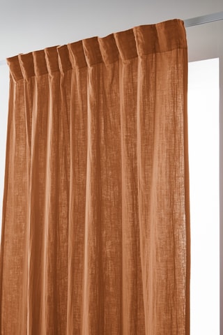 Rideau Gaïa - 140 x 240 cm - Orange