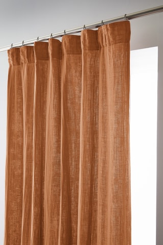 Rideau Gaïa - 140 x 240 cm - Orange