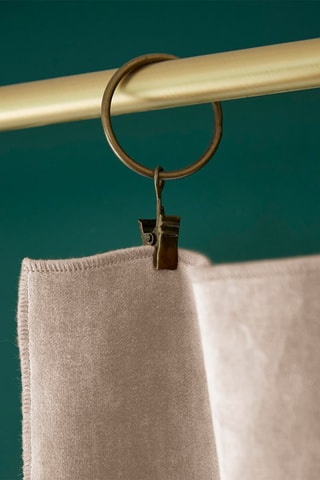 Rideau ajustable en velours de coton César - Pampa - 140 x 270 cm