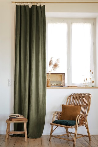 Rideau ajustable Soline  Thym - 140 x 270 cm