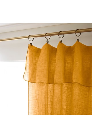 Rideau ajustable Soline  Miel - 140 x 270 cm