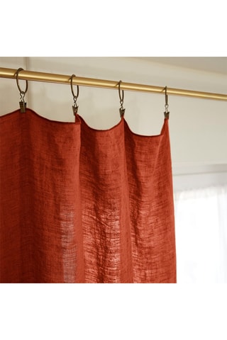 Rideau ajustable Soline  Paprika - 140 x 270 cm