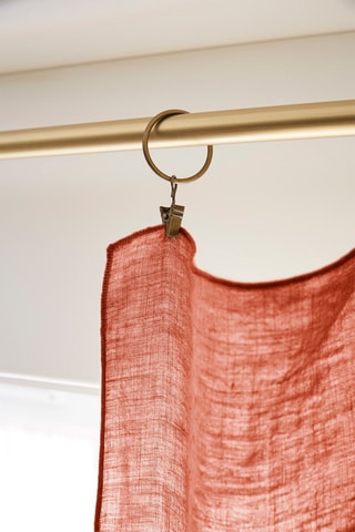 Rideau ajustable Soline  Paprika - 140 x 270 cm