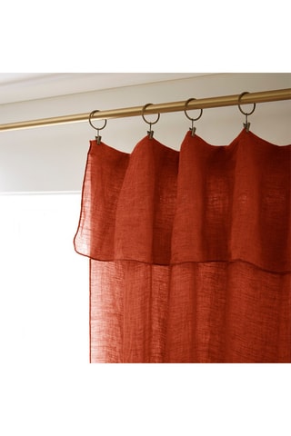 Rideau ajustable Soline  Paprika - 140 x 270 cm