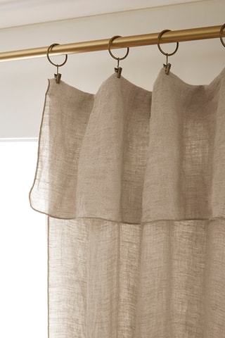 Rideau ajustable Soline  Sable - 140 x 270 cm
