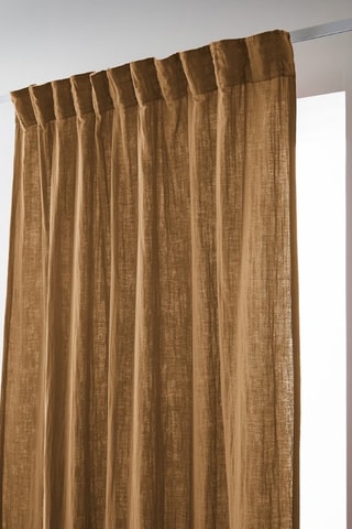 Rideau Gaïa - Camel - 140 x 240 cm