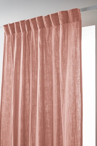 Rideau Gaïa - Rose poudré - 140 x 240 cm