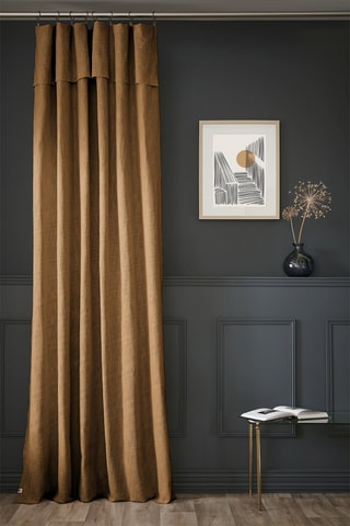 Rideau ajustable Sixtine - Camel - 140 x 270 cm