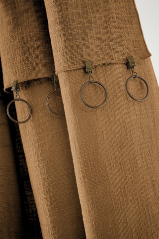 Rideau ajustable Sixtine - Camel - 140 x 270 cm