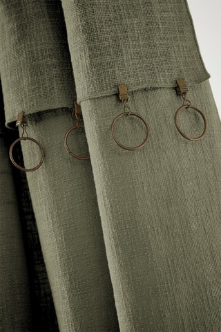 Rideau ajustable Sixtine - Kaki - 140 x 270 cm