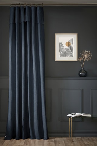 Rideau ajustable Sixtine - Bleu nuit - 140 x 270 cm