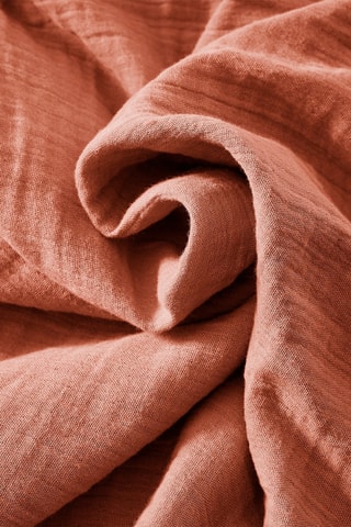 Drap-housse Gaïa Terracotta