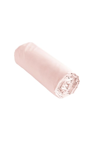 Drap-housse en coton 57 fils/cm² Ambre - Barbe à papa