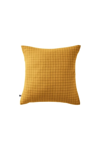Taie d'oreiller Gaïa Mix Safran