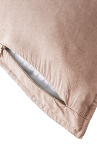 Taie d'oreiller en lyocell 120 fils/m² Lysandre - Rose poudré