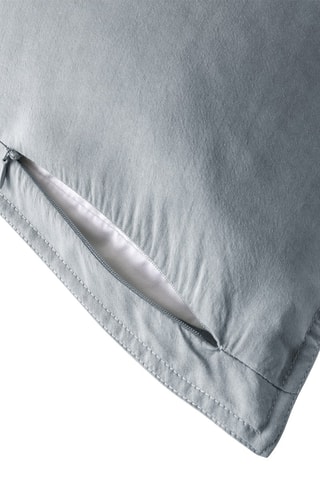 Taie d'oreiller en lyocell 120 fils/m² Lysandre - Bleu clair