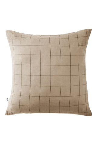 Taie d'oreiller Gaïa Match - Beige