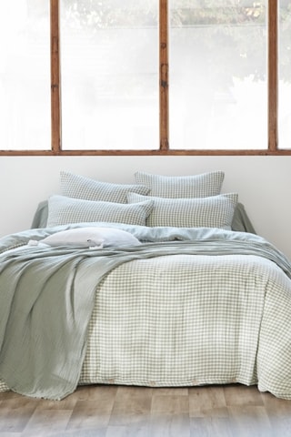 Housse de couette réversible Vickie - Bleu