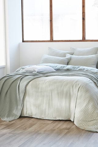 Housse de couette réversible Vickie - Bleu