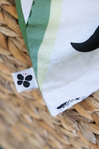 Parure de lit en coton 57 fils/cm² Cretacé - Blanc