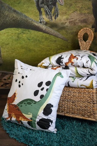 Parure de lit en coton 57 fils/cm² Cretacé - Blanc