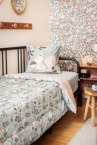 Ensemble couvre-lit Tamia - Bleu clair