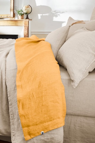 Drap plat en lin Soline  Miel