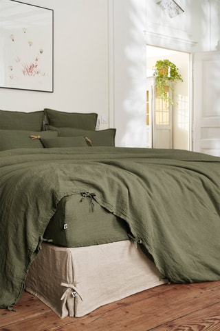 Cache-sommier en lin 160 g/m² Soline - Beige