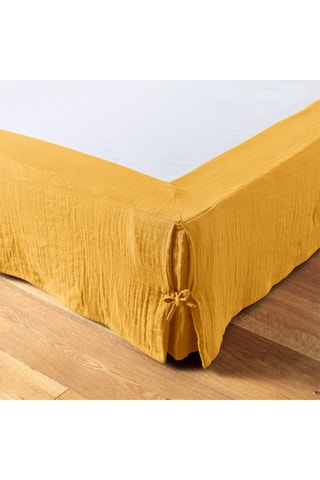 Cache-sommier en coton 125 g/m² Gaïa - Safran