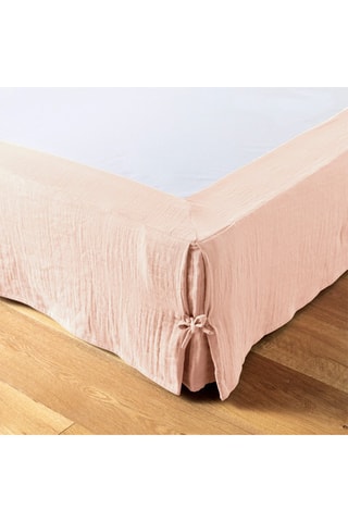 Cache-sommier en coton 125 g/m² Gaïa - Guimauve
