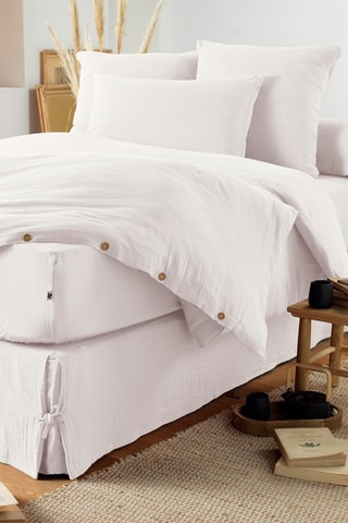 Cache-sommier en coton 125 g/m² Gaïa - Chantilly