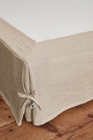 Cache-sommier en lin 160 g/m² Soline - Beige