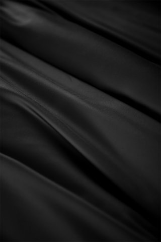 Housse de couette en viscose de bambou 57 fils/cm² Salomé - Noir