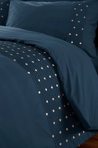 Housse de couette en coton 57 fils/cm² Agathe - Mûre