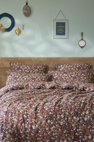 Housse de couette en gaze de coton 125 g/m² - Capucine  Camel