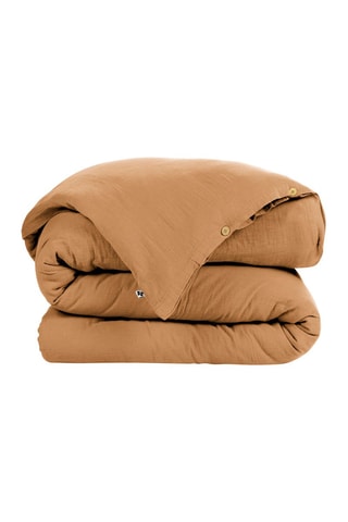 Housse de couette Gaïa Camel