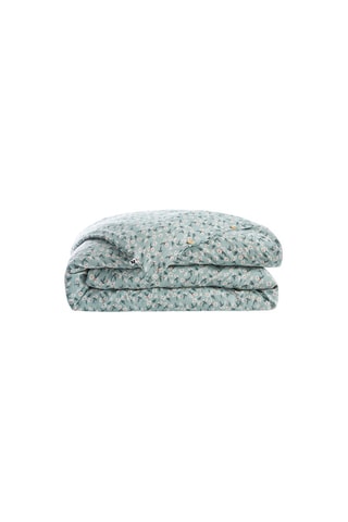 Housse de couette Marguerit  Bleu clair et blanc