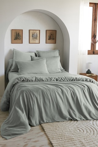 Housse de couette Lysandre - Vert d'eau