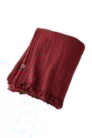 Plaid GaÏa 
180 x 220 cm - Lie de vin