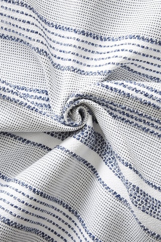 Housse de coussin Doris  - Bleu et blanc - 45 x 45 cm