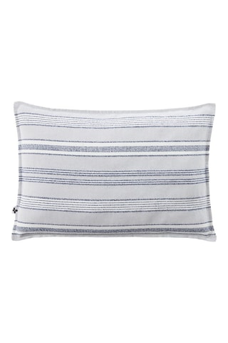 Housse de coussin Doris  - Bleu et blanc - 40 x 60 cm