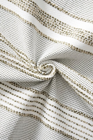 Housse de coussin Doris - Kaki et blanc - 60 x 60 cm