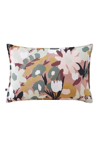 Housse de coussin Léane - Rose et blanc - 40 x 60 cm