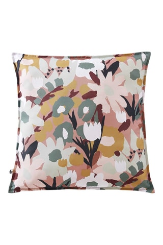 Housse de coussin Léane - Rose et blanc - 60 x 60 cm