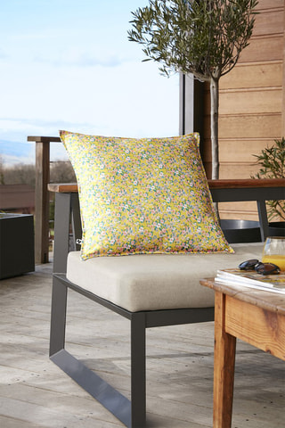 Housse de coussin Manon - Jaune - 60 x 60 cm