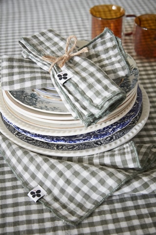 3 serviettes de table Vickie - Kaki